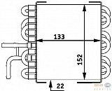 Топливный радиатор MERCEDES-BENZ C-CLASS (W203)