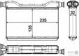 Радиатор печки BMW 5 (F07, F10, F11, F18),7 (F01, F02, F03, F04)
