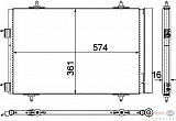 Конденсатор, кондиционер, с осушителем PEUGEOT 508,508 SW