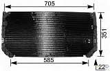 Конденсатор, кондиционер, без осушителя TOYOTA COROLLA (_E10_),COROLLA Compact (_E10_),COROLLA Liftback (_E10_),COROLLA Wagon (_E10_)