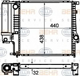Радиатор охлаждения двигателя BMW (E30),(E36),(E36) Compact,3 Touring (E30),3 Touring (E36),3 кабрио (E30),3 кабрио (E36),3 купе (E36),Z(E36)
