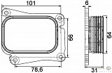 Масляный радиатор MERCEDES-BENZ (W203),(W204),(S204),(S204),(CL203),(CL203),,(C209),(A209),(W211),(S211),SLK (R171)