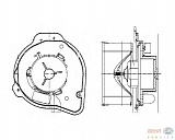 Моторчик печки VOLVO C70 I кабрио,C70 I купе,S70 (LS),V70 I (LV)