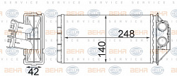 Теплообменник, отопление салона PEUGEOT 307 (3A/C),307 Break (3E),307 CC (3B),307 SW (3H)