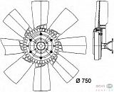 Вентилятор охлаждения двигателя SCANIA 4 - series,P,G,R,T - series