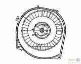 Моторчик печки MERCEDES-BENZ S-CLASS (W126),S-CLASS купе (C126)