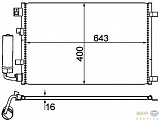 Конденсатор, кондиционер, с осушителем NISSAN QASHQAI / QASHQAI +2 (J10, JJ10) SUBARU IMPREZA универсал (GD, GG)