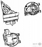 Моторчик печки, спереди слева CITROEN EVASION (22, U6),JUMPY (U6U),JUMPY бортовой (BU_, BV_, BW_, BX,JUMPY фургон (BS_, BT_, BY_, BZ_) FIAT SCUDO Combinato (220P),SCUDO фургон (220L),ULYSSE (220) PEUGEOT 806 (221),EXPERT (224