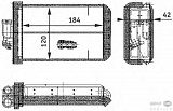 Радиатор печки MERCEDES-BENZ S-CLASS (W140),S-CLASS купе (C140)