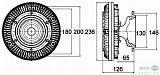 Вискомуфта (термомуфта) MERCEDES-BENZ AXOR,AXOR 2