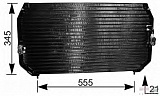 Конденсатор, кондиционер, без осушителя TOYOTA CARINA E (_T19_),CARINA E Sportswagon (_T19_),CARINA E седан (_T19_)
