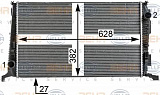 Радиатор охлаждения двигателя DACIA DUSTER