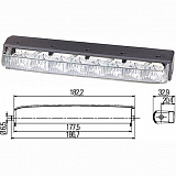 Фары дневного света LED  8 LEDayLine 30 12V комплект