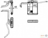 Радиатор печки MERCEDES-BENZ SL (R129)