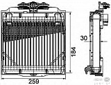 Радиатор АКПП (масляный) BMW 5 (F07, F10, F11, F18),6 (F06, F12, F13),7 (F01, F02, F03, F04)