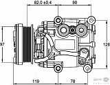 Компрессор кондиционера 12V