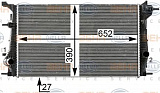 Радиатор охлаждения двигателя RENAULT FLUENCE (L30_),MEGANE III Grandtour (KZ0/1),MEGANE III купе (DZ0/1_),MEGANE III Хэтчбек (BZ0_)