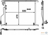Конденсатор, кондиционер, без осушителя MERCEDES-BENZ (W220),S-CLASS купе (C215),SL (R230)