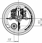 Фонарь D83 поворотник/габарит/ДХО LED 24V