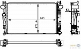Радиатор охлаждения двигателя MERCEDES-BENZ S-CLASS (W220)